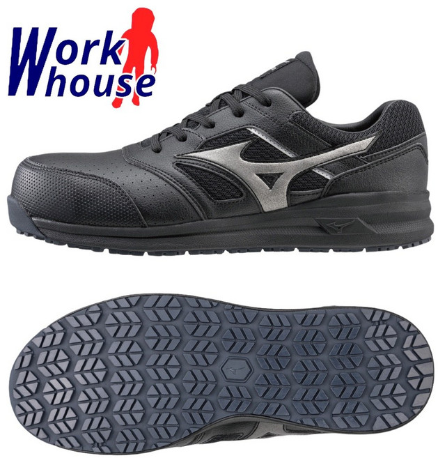 【Work house】MIZUNO LS 2代 美津濃 輕量工作鞋 安全防護鞋 塑鋼頭 F1GA213409