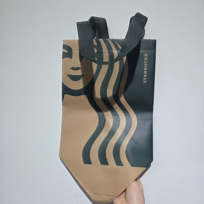 스타벅스 다회용백 사이렌 리유저블백 장바구니 브라운