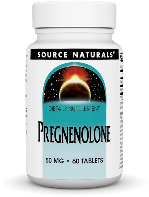 소스 내추럴스 프레그네놀론* 50mg - 60정 Source Naturals Pregnenolone* 50mg - 60 Tablets, 1개 - 쿠팡
