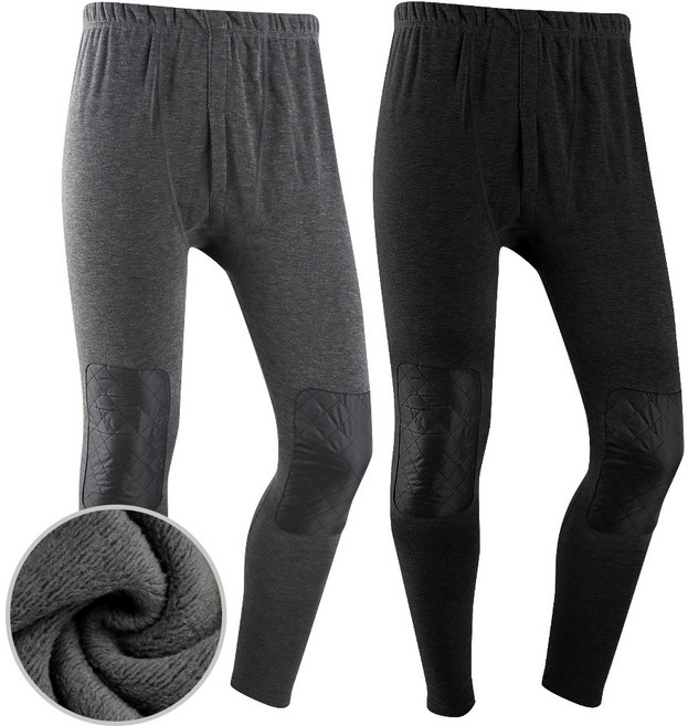 남성 겨울 융기모 무릎패치 인양모 타이즈