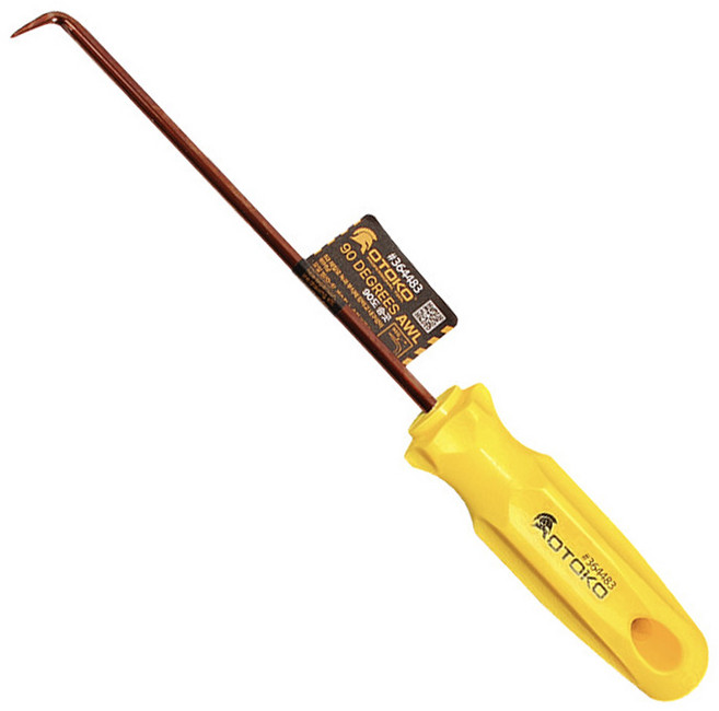 오토코 송곳 꺾임형 후크 갈고리 오링탈거 구멍뚫기, 1개, 랜덤발송