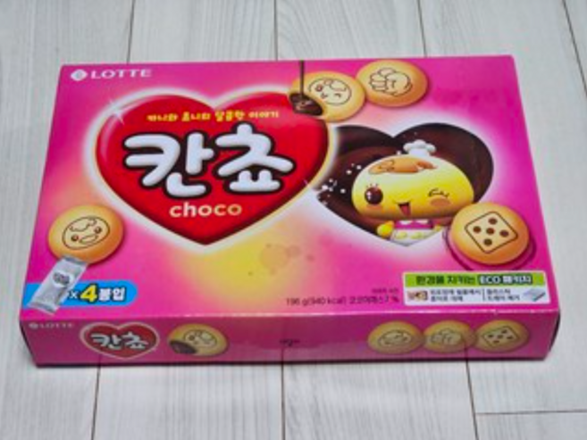 롯데웰푸드 칸쵸, 196g, 1개