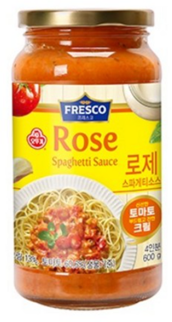 오뚜기 프레스코 로제 스파게티 소스, 600g, 12개