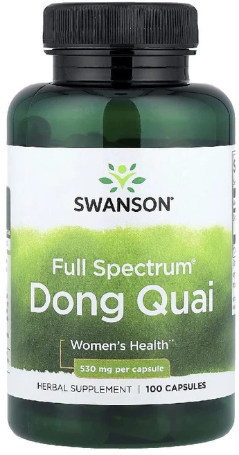 스완슨 당귀 Full Spectrum 530mg 캡슐 100정, 1개 - 쿠팡