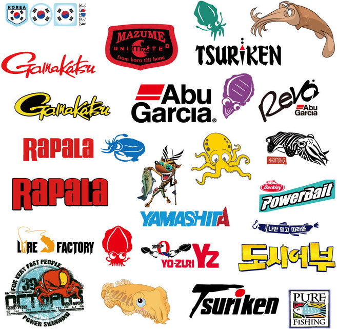 낚시통 21종 낚시스티커