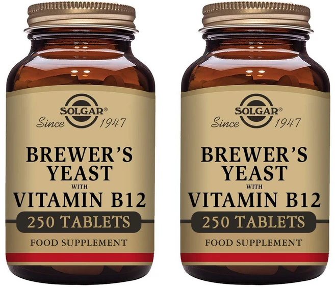 솔가 브루어 이스트 비타민 B 12 타블렛, 250정, 2개 - 쿠팡