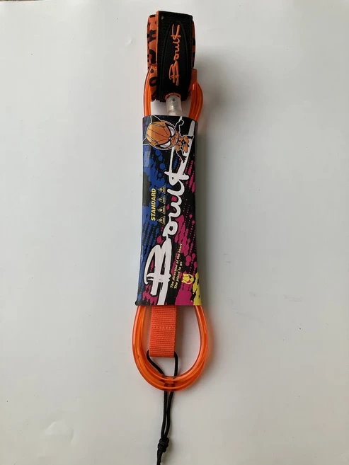 6/8/10피트 서핑 보드 가죽끈 안전 발 로프 TPU 나일론, 03 Orange 7mm8ft