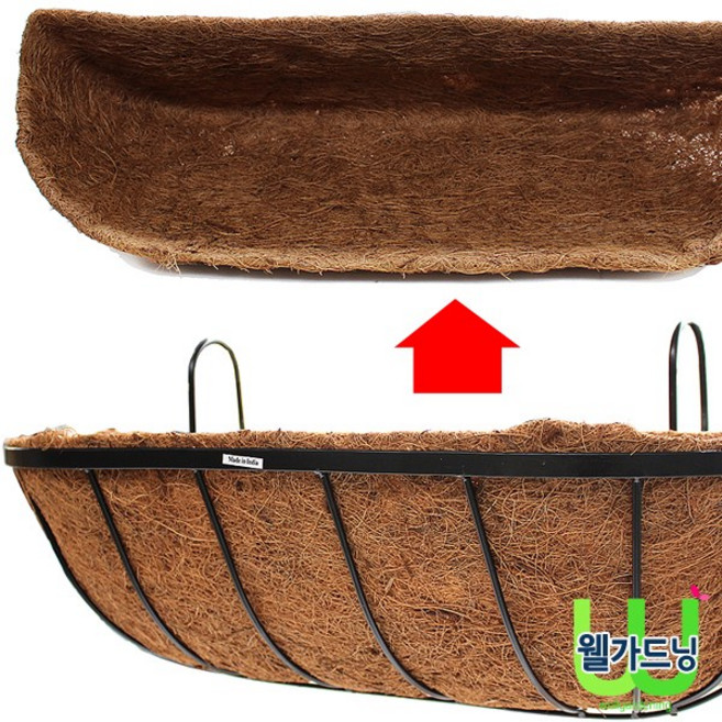 조이가든센터 New 51cm 코이어행잉 바스켓- 라이너 속지
