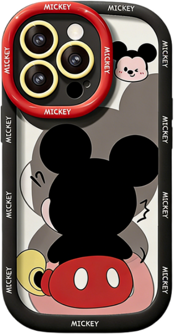 BuyChoo 퍼프쉘 앉아있는 뒷모습 미키 휴대폰 케이스