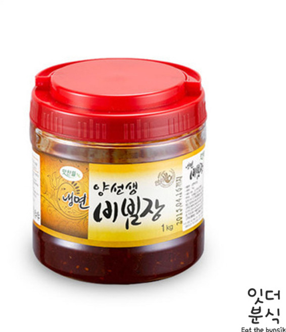 맛찬들 백미 양선생 냉면 비빔장 2kg x 6개 냉면장 대용량 업소용