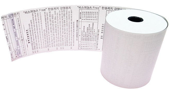 EQ 감열지 79*70*12 50롤, 약관인쇄됨