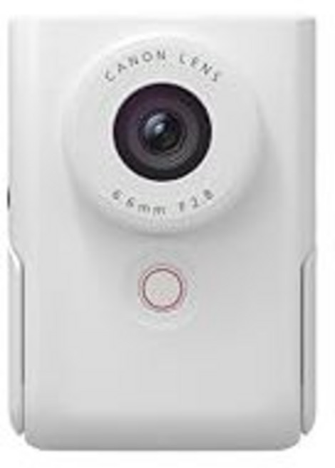 캐논 파워샷(PowerShot) V10 브이로그 카메라 화이트, 실버, 메인 유닛만