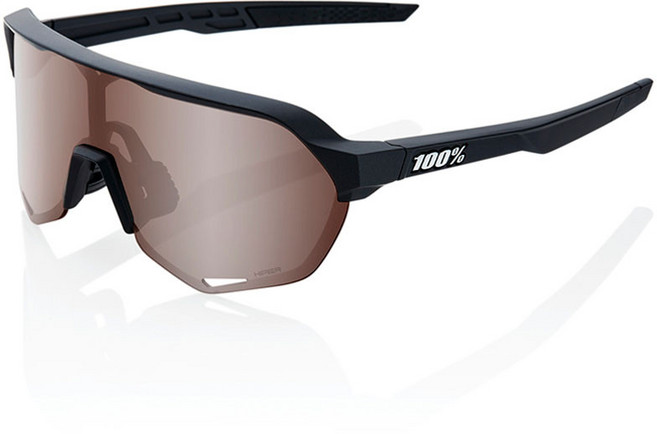 100% S2 소프트텍트 블랙-하이퍼 크림슨 실버 미러 렌즈, 단품