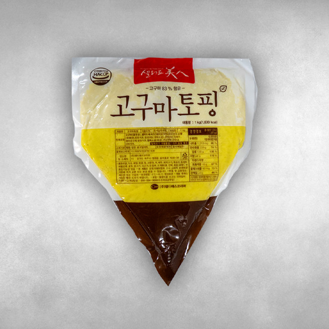 MDS 고구마토핑 1kg 1개 냉장 고구마무스 크러스트 피자토핑