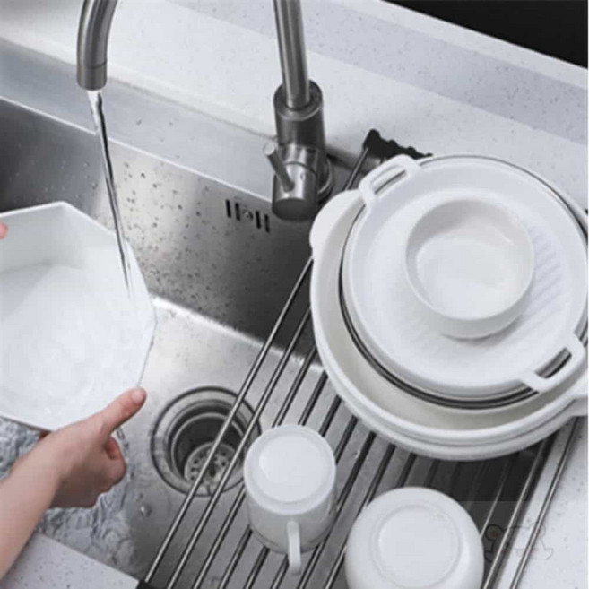 리빙홈 싱크롤 선반(15롤) (37cm) 싱크대건조대, 1