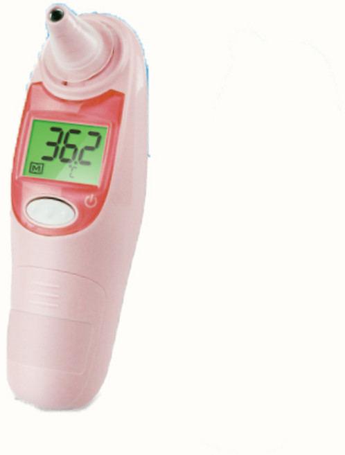 【FORA】福爾 紅外線額溫槍耳溫槍 IR42/IR18，快速測量、雙模式切換、發燒警示，守護全家健康, 1個, 福爾 紅外線耳溫槍IR18粉