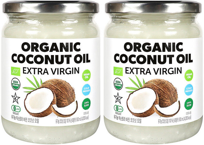 SMR 엑스트라버진 코코넛오일 500ml x 2개