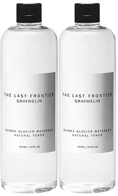 그레이멜린 알래스카 내추럴 대용량 토너, 500ml, 2개