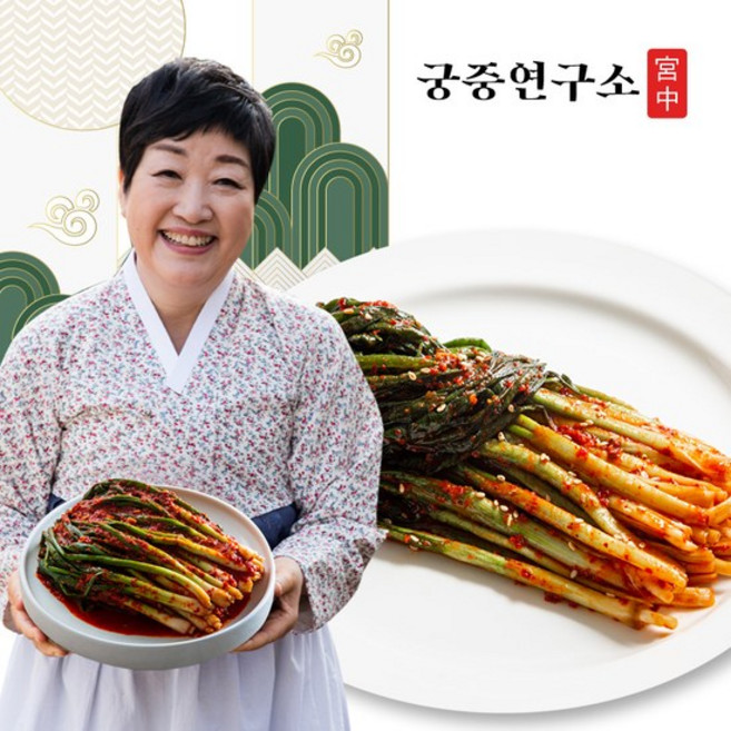 궁중연구소 파김치1kg (한복선의 궁중비법), 없음, 1kg, 1개