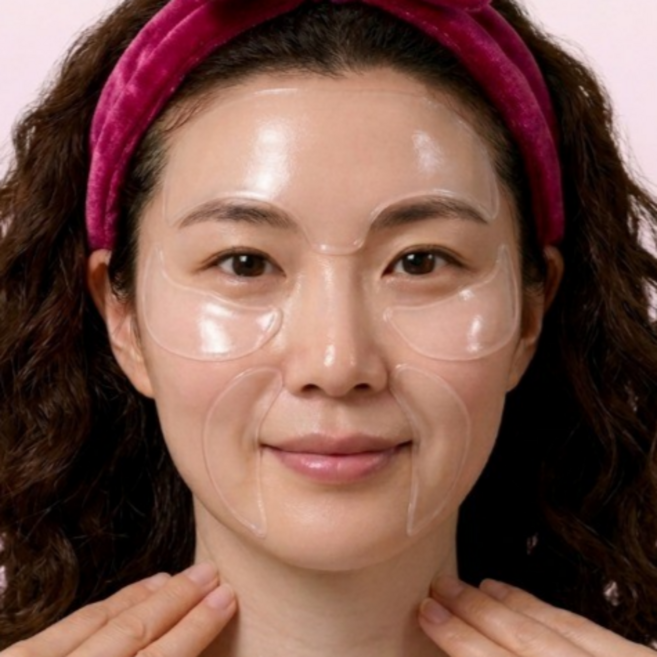 하루온스 미간 이마 주름 실리콘 패치 팔자 눈밑 목 주름살 방지 테이프, 1개, 5개입