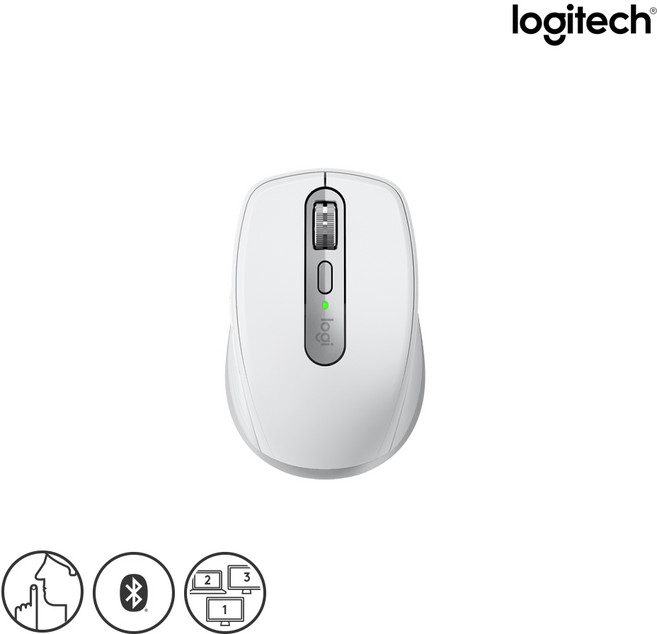 로지텍코리아 정품 MX Anywhere 3S 무선 블루투스 마우스, 페일그레이