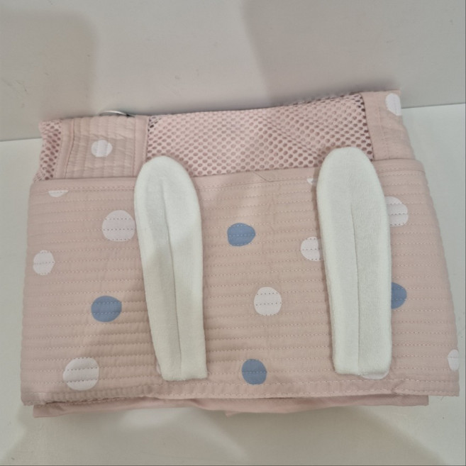 아가방 안양점 무료배송~달 패턴의 토끼 귀가 있는 귀여운 우리아기 포대기~ 망사 배색으로 통풍이 좋아 사계절 업기 좋아요~ 출산선물로 좋아요~ 우리아기 업어주기 좋은 포대기랍니다~, 핑크