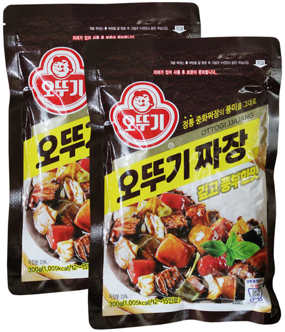 데일즈기획 오뚜기 짜장 분말가루, 300g, 2개