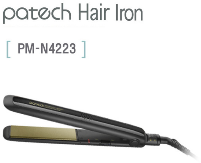 파테크 헤어아이롱 고데기 PM-N4223 헤어매직기 한일전자 스트레이트 국내산, PM-N4223 파테크 매직기