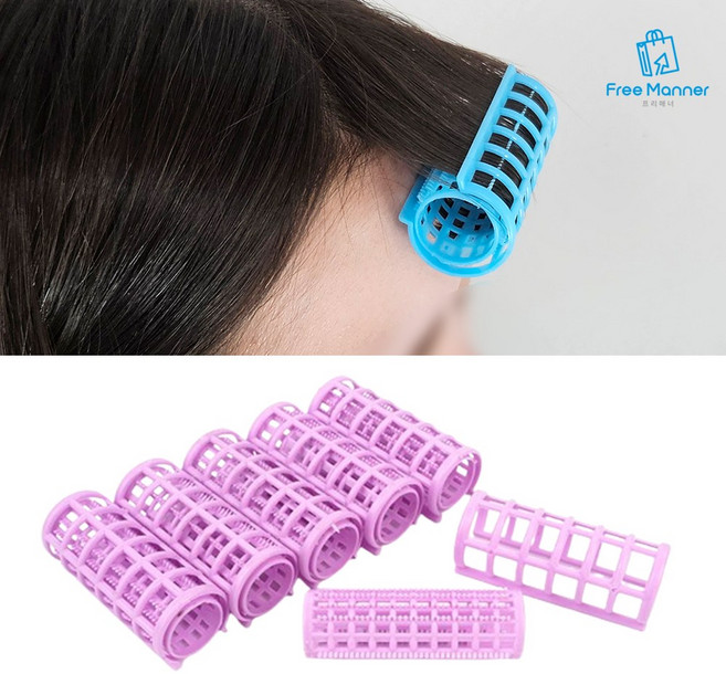 셀프 스타일링 헤어롤 클래식 구르프 그르프, 2개, 중(6P)