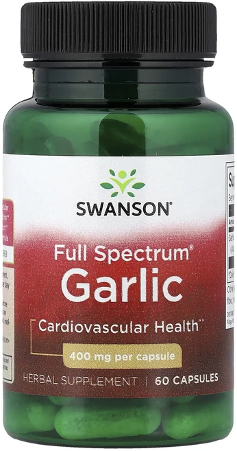 몸관리하세요 겨울입니다 Swanson Full Spectrum 마늘 400mg 캡슐 60정 특별관리진행, SwansonFullSpectrum마늘400mg캡슐60, 1개 - 쿠팡
