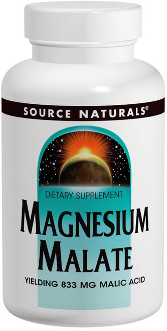 SOURCE NATURALS 蘋果酸鎂錠, 90顆, 1罐