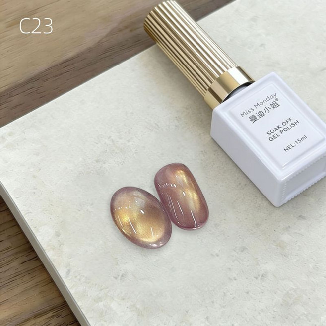 Miss Monday 貓眼指甲油膠, 1個, 四季貓眼#C23,15mL