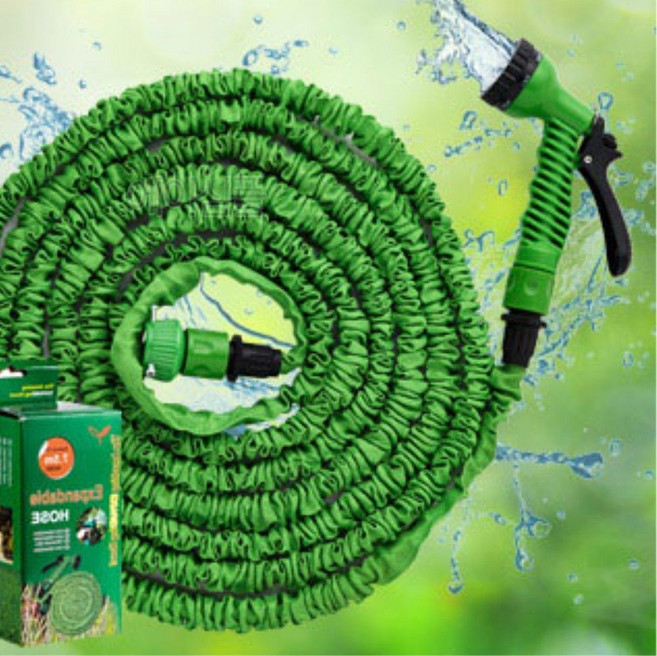 청소용 물호스 분사기 세트 곱창호수 15미터 청소용호스릴 베란다호스 세차분무기 물호스릴 릴호스 워터릴, 15M 블루