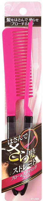 【GOOD LIFE 品好生活】夾式造型摺疊直髮梳/吹整梳, 1個, F