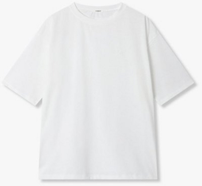 톰보이 미니 자수 라운드넥 티셔츠 9176222981 1307480