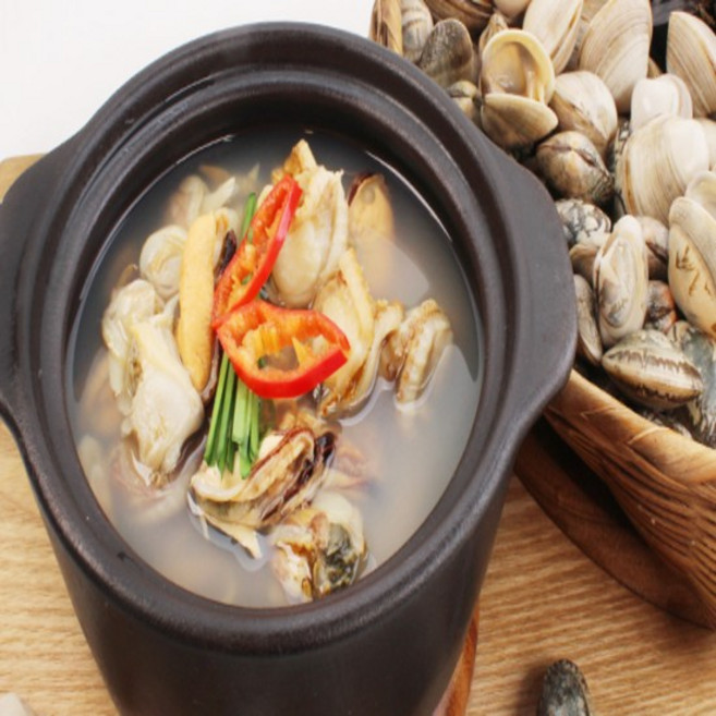 정옥 깊은맛 모둠조개탕, 500g, 12개