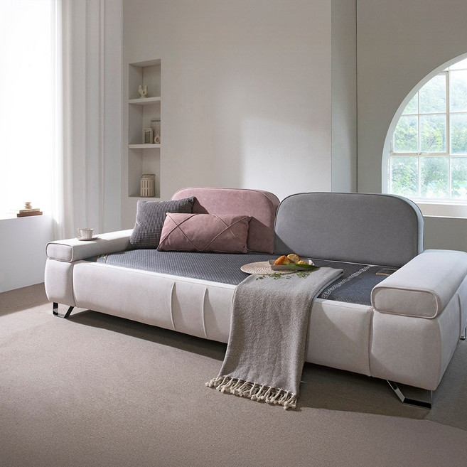 세계로가구 모란 황토볼 참숯 조야 온열 온돌 흙소파 4인용 쇼파 부모님 선물, 고품격 춘천옥보료