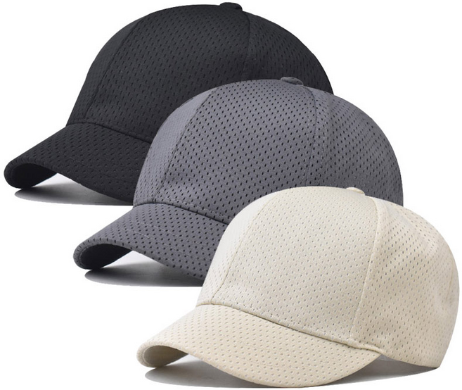 메쉬 모자 러닝 운동 마라톤 싸이클 빅사이즈 대두 무지 볼캡 숏캡