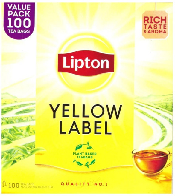 립톤 옐로우 라벨 홍차, 2g, 100개입, 3개