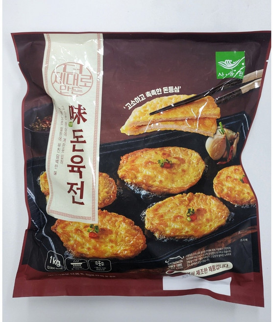 사옹원 더 제대로 만든 미돈육전 1kg, 5개