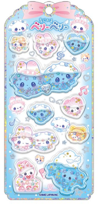 헤이세이 팬시 워터인 씰 스티커 매지컬 베리베리