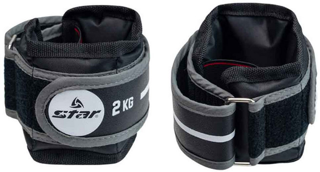 스타스포츠 이지중량밴드 EU322 2개 1세트 근력증가 다이어트, 블랙, 5kg