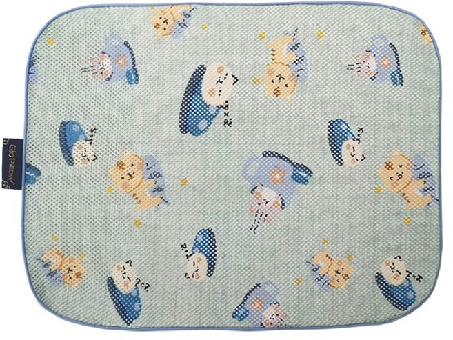 지오필로우 망사 유아동 베개커버, 베이비캣