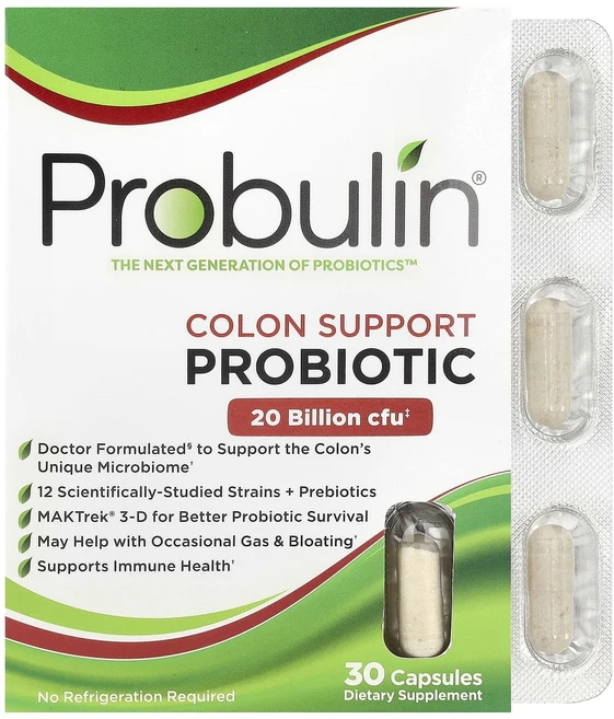 몸관리하세요 겨울입니다 Probulin 장 지원 프로바이오틱 캡슐 30정 특별관리진행, 1개 - 쿠팡