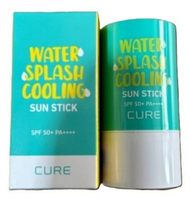 김정문알로에 큐어 워터 스플래쉬 쿨링 선스틱 SPF50+ PA++++, 23g, 1개