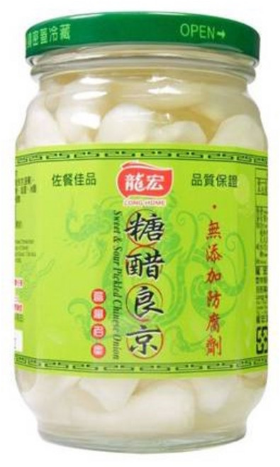龍宏 糖醋良京 蕎頭 420g, 1個, 超商店取（瓶身破損外漏嚴重，不退貨退款）,是的，我了解並同意遵守規定（宅配不限制）