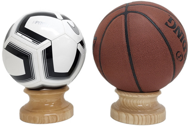 [BALLCAT] 볼캣 대형싸인볼 축구공 농구공 빅볼 야구공 원목받침대 싸인볼 보관, 단품, 1개