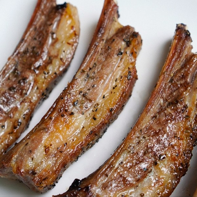 저온숙성한 어린양 양고기 바베큐립 500g, 1개