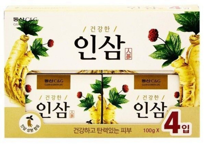 건강한 인삼비누 100g 4입 2개, 없음