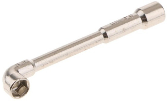 5.5mm 미터법 L 모양의 각진 육각 소켓 렌치 크롬 도금 실버